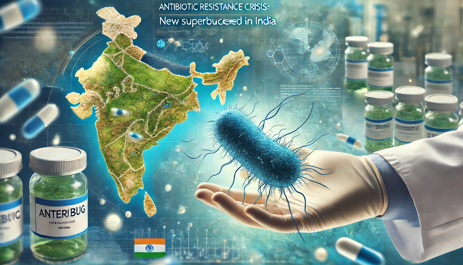 أزمة مقاومة المضادات الحيوية: اكتشاف بكتيريا خارقة جديدة في الهند